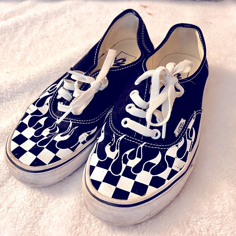 Vans Checkered Flames
